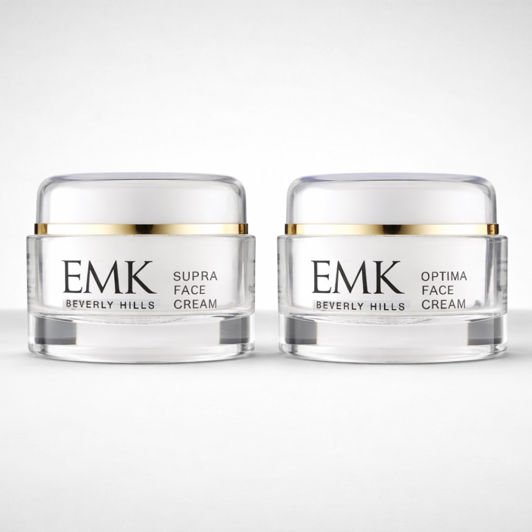 Adaptive Moisture Duo — Optima and Supra Face Cream flexible hydration system by EMK Skincare