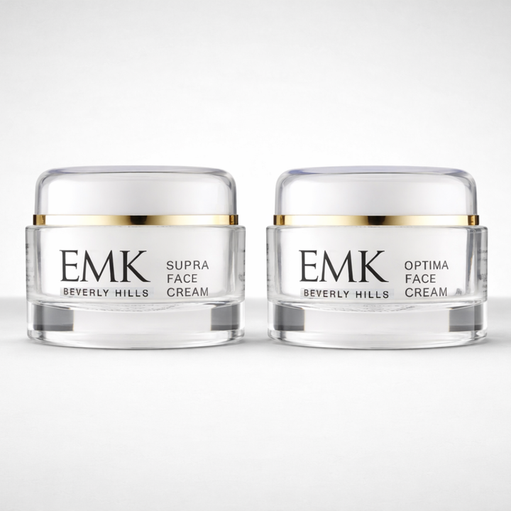 Adaptive Moisture Duo — Optima and Supra Face Cream flexible hydration system by EMK Skincare