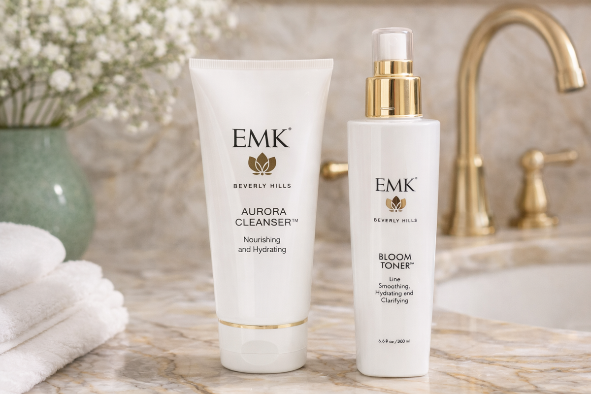 Aurora Cleanser plus Bloom Toner ritual pairing