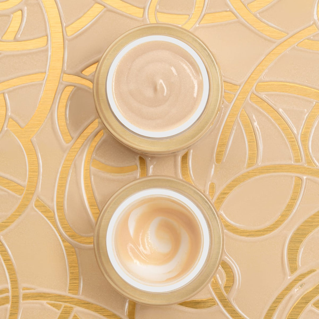 Optima Face Cream two open jars by EMK Skincare