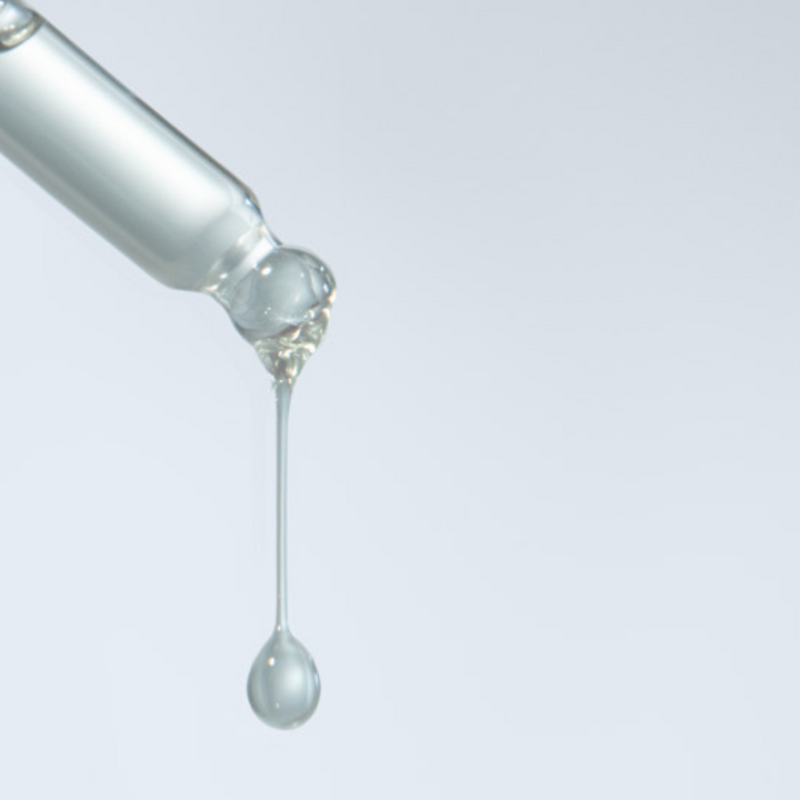 Rescue Serum dropper detail shot by EMK Skincare