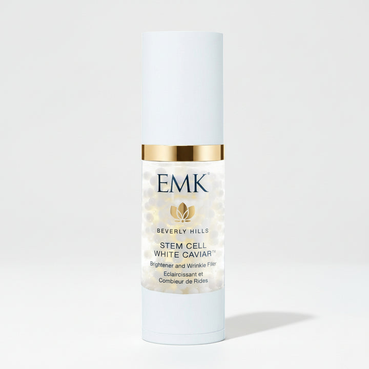 Stem Cell White Caviar bottle by EMK Skincare